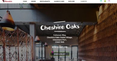 Nandos restaurants at Cheshire Oaks